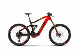 Haibike XDURO NDURO 10.0 27,5" 2019, červená/carbon/žltá matná
