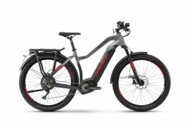 Haibike SDURO Trekking S 9.0 dámsky 28" 2019, čierna/titán/červená matná