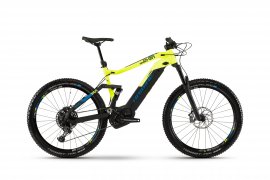 Haibike SDURO FullSeven LT 9.0 27,5" 2019, čierna/žltá/modrá matná