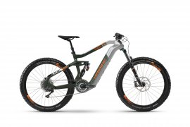 Haibike XDURO NDURO 8.0 27,5" 2019, strieborná/olivová/oranžová matná