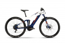 Haibike SDURO FullNine 5.0 29" 2019, modrá/biela/oranžová