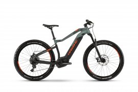 Haibike SDURO HardSeven 8.0 27,5" 2019, olivová/carbon/oranžová matná