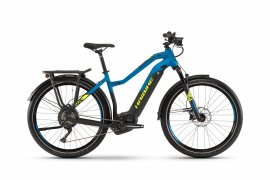 Haibike SDURO Trekking 9.0 dámsky 27,5" 2019, čierna/modrá/žltá matná