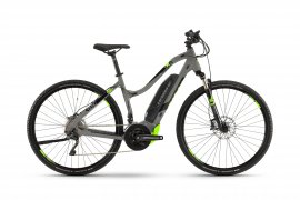 Haibike SDURO Cross 4.0 dámsky 28" 2019, šedá/čierna/zelená