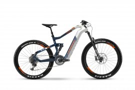 Haibike XDURO AllMtn 5.0 2019, biela/modrá/oranžová