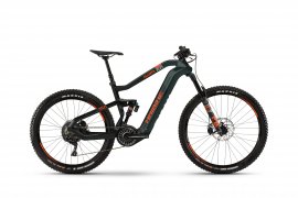 Haibike XDURO AllMtn 8.0 2020, olivová/carbon/oranžová matná