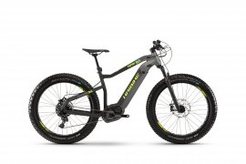 Haibike XDURO FatSix 9.0 26" 2019, titán/čierna/žltá matná