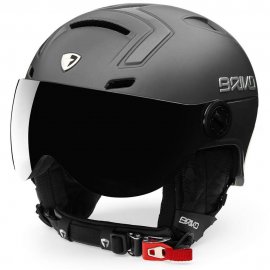 Lyžiarska prilba BRIKO STROMBOLI VISOR PHOTO, matt shiny smoke grey