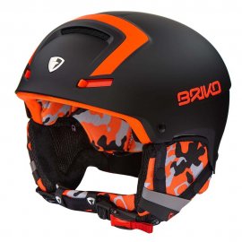 Lyžiarska prilba BRIKO FAITO, black-orange