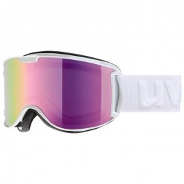 Lyžiarske okuliare UVEX Skyper LM, white mat litemirror pink, (S2)
