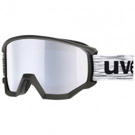 Lyžiarske okuliare UVEX Athletic FM, black mat mirror silver, (S3)