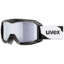 Lyžiarske okuliare UVEX Flizz LM, black mat litemiror silver, (S3)