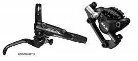 BRZDA HYDR.SLX M7000 ZADNÁ ČIERNA POST MOUNT 1700MM HADIČKA+PLAT G02S