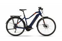 Haibike SDURO Trekking 5.0 dámsky 2020, modrá/oranžová/titánová