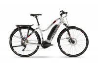 Haibike SDURO Trekking 2.0 dámsky 2020, strieborná/čierna/červená