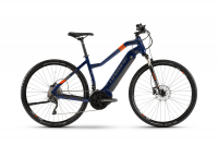 Haibike SDURO Cross 5.0 dámsky 2020, modrá/oranžová/titánová