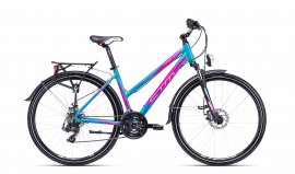 CTM Maxima 2.0 Trek 28" 2019, matná bledomodrá/fialová