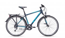 CTM Tranz 3.0 Trek 28" 2019, matná petrolejová/bledomodrá