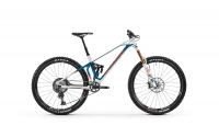 Mondraker Superfoxy Carbon R 2020, white/petrol/fox orange