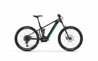 Mondraker Chaser+ 2020, black/light blue/flame red