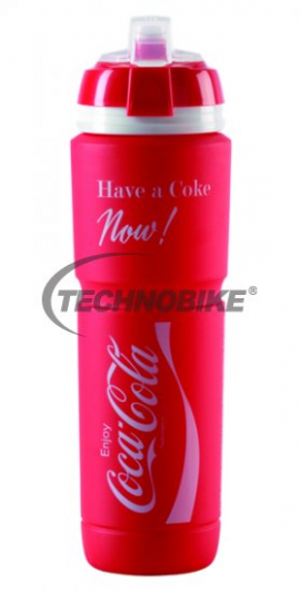 Fľaša ELITE MAXICORSA, Coca Cola, červená/biela, 1000 ml