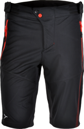 Pánske krátke nohavice SILVINI ORCO MP1107, black red