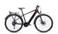 CTM SENZE man Trek 28" 2020, matná čierna/leská červená