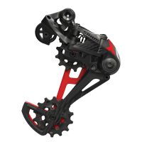 Prehadzovačka SRAM X01 EAGLE TYPE 3.0, 12r., čierna/červená
