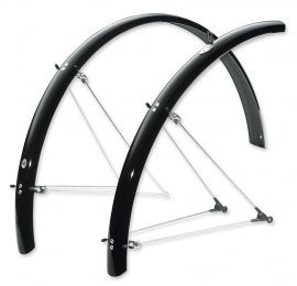 Blatníky SKS TREKKING, dlhá forma, 53mm, čierna, bez lanka pre el.vedenie, 20"