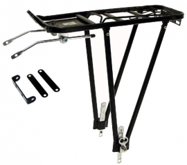 Nosič zadný, univerzálny, dural, do 25kg, 24" - 28", čierna