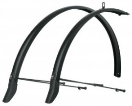 Blatníky Trekking. SKS 28" Bluemels Primus, čierny, bez lanka pre el.vedenie
