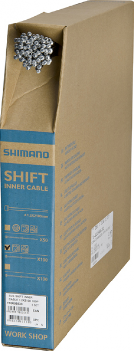 Radiace lanko SHIMANO, nerez, 2000x1,2 mm, cena za 1 ks